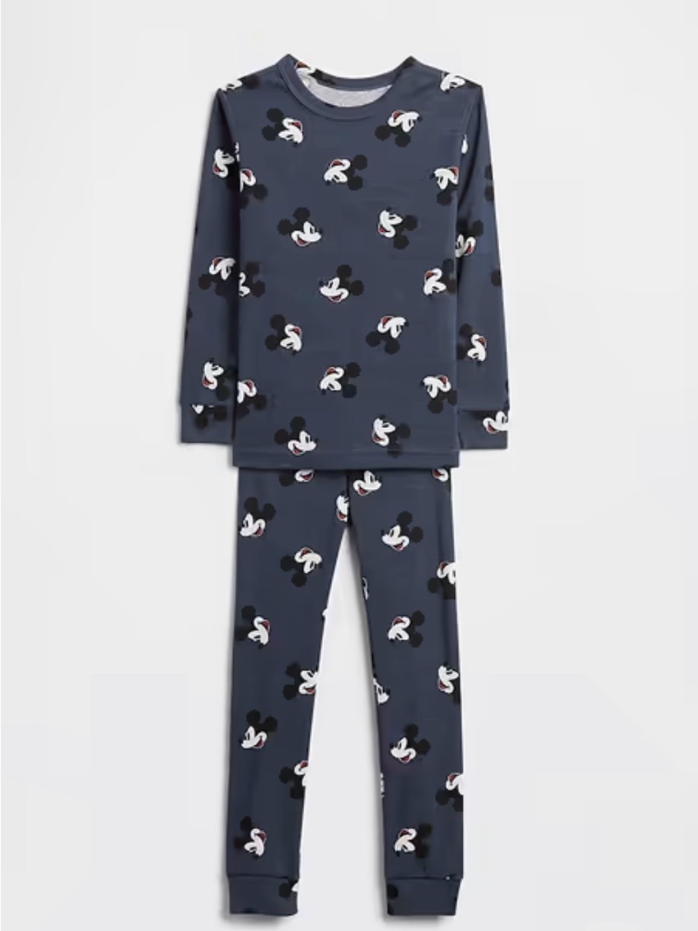 GAP Kids Disney Mickey Mouse Organic Cotton Pajamas Size 4 - Picture 4 of 4